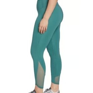 DSG Womens Medium Green Athletic Leggings‎ High Waisted Yoga Pants M NWT